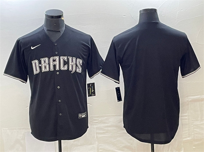 Men's Arizona Diamondbacks Blank Black Cool Base Stitched Baseball Jersey Men's Arizona Diamondbacks Blank Black Cool Base Stitched Baseball Jersey